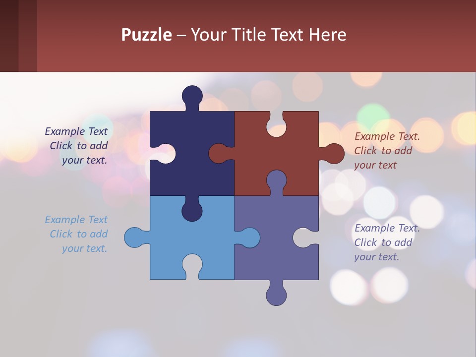 Endurance Night Lights PowerPoint Template
