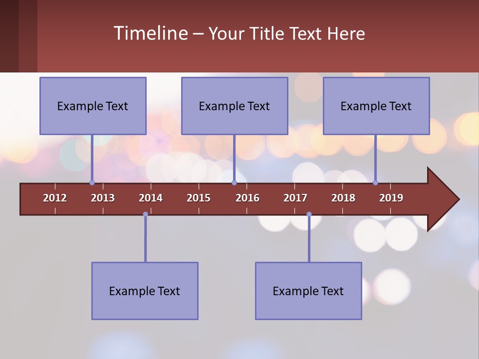 Endurance Night Lights PowerPoint Template