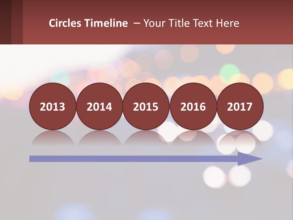 Endurance Night Lights PowerPoint Template
