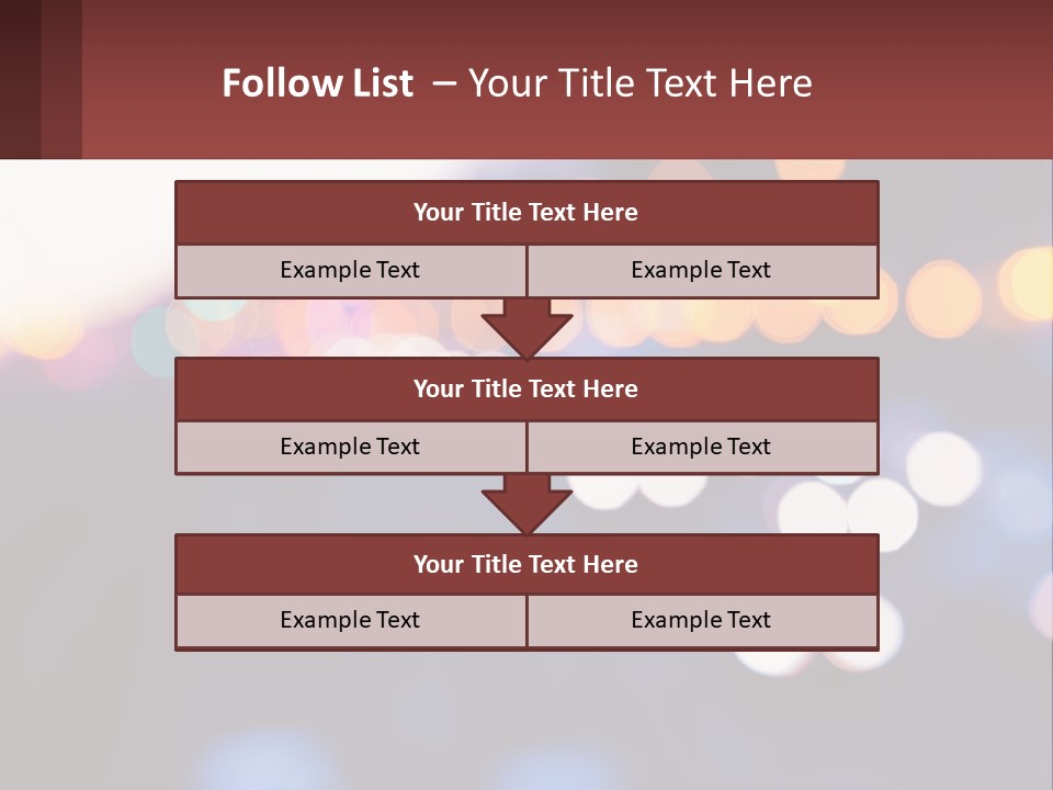 Endurance Night Lights PowerPoint Template