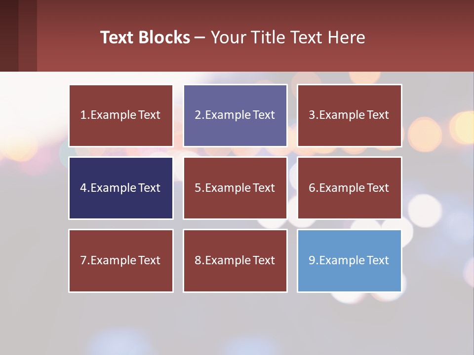 Endurance Night Lights PowerPoint Template