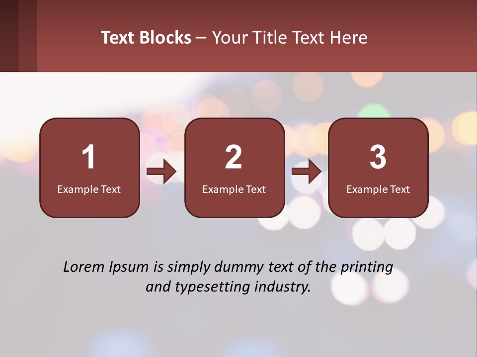 Endurance Night Lights PowerPoint Template