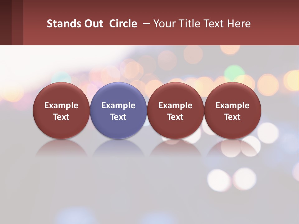 Endurance Night Lights PowerPoint Template