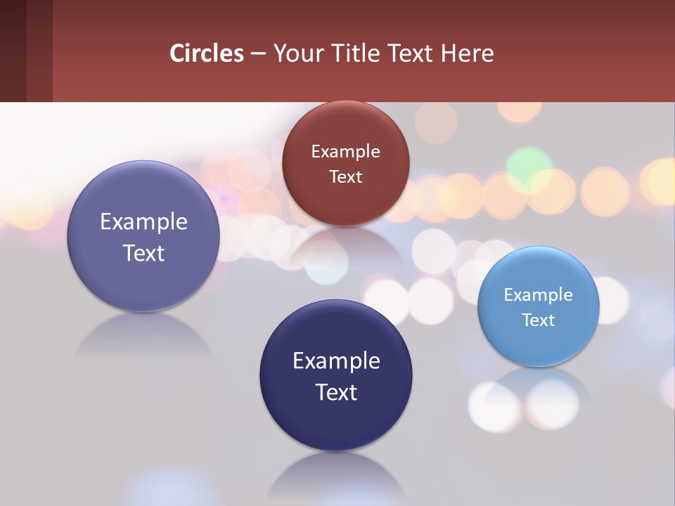 Endurance Night Lights PowerPoint Template