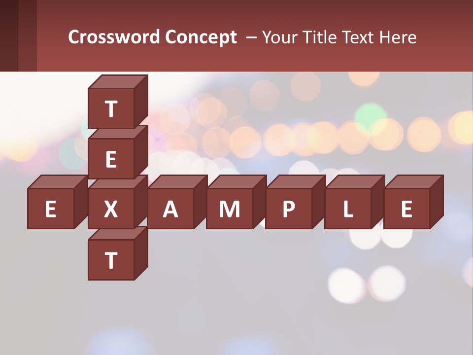 Endurance Night Lights PowerPoint Template