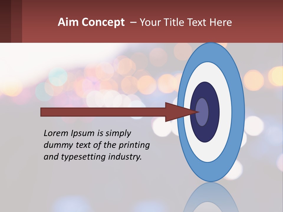 Endurance Night Lights PowerPoint Template