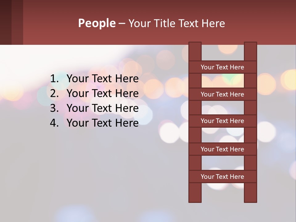 Endurance Night Lights PowerPoint Template