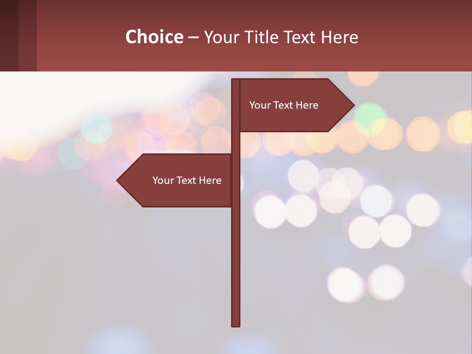 Endurance Night Lights PowerPoint Template