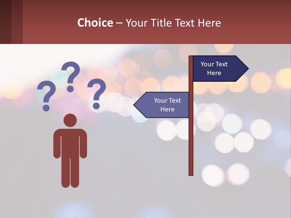 Endurance Night Lights PowerPoint Template