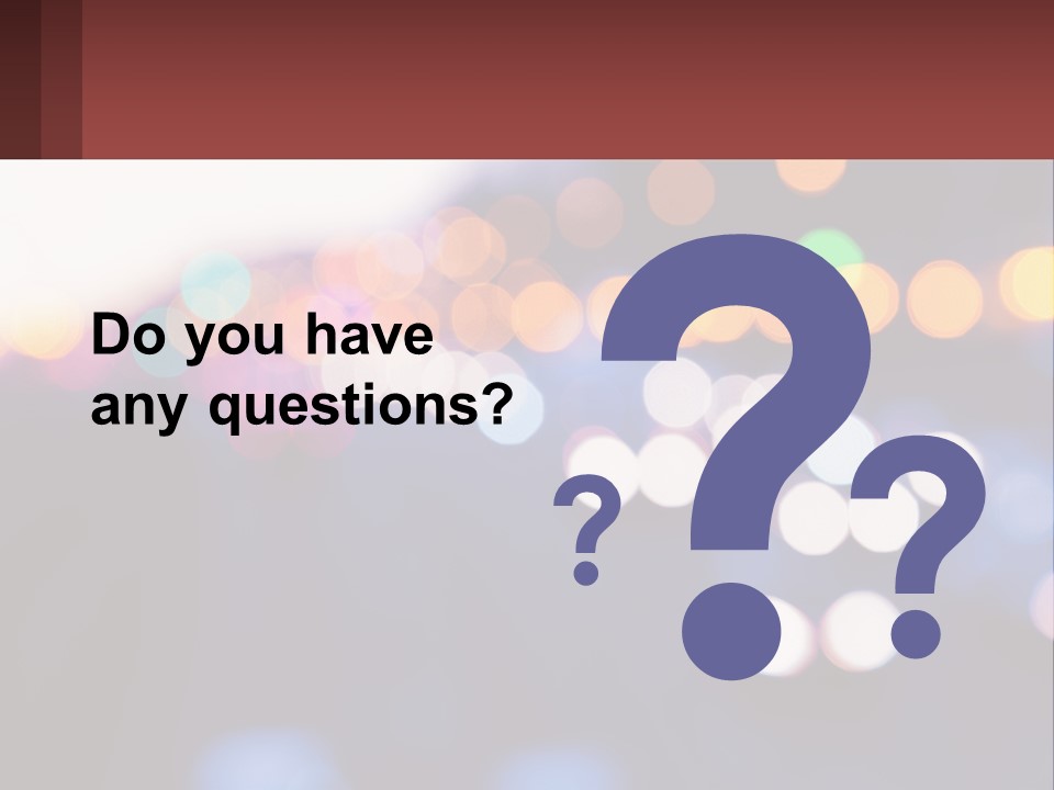 Endurance Night Lights PowerPoint Template