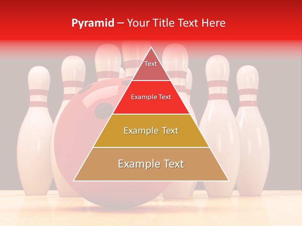 Skittles In Bowling PowerPoint Template