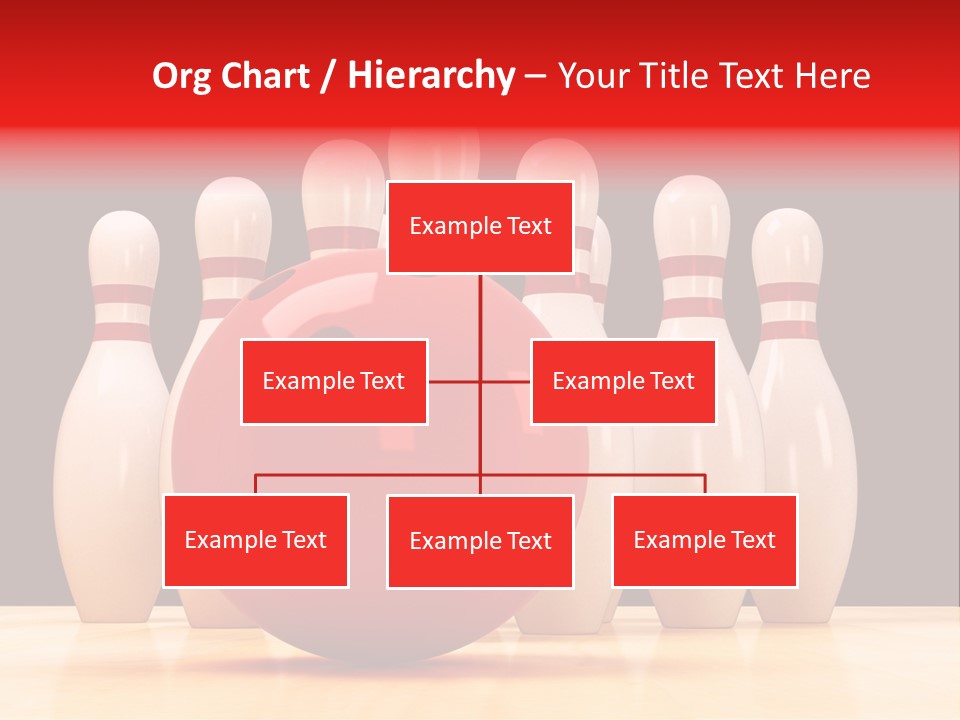 Skittles In Bowling PowerPoint Template