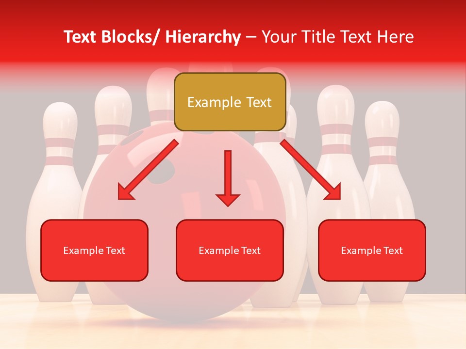 Skittles In Bowling PowerPoint Template