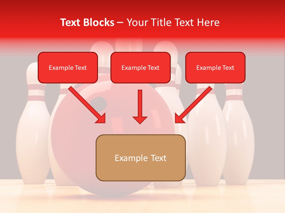 Skittles In Bowling PowerPoint Template