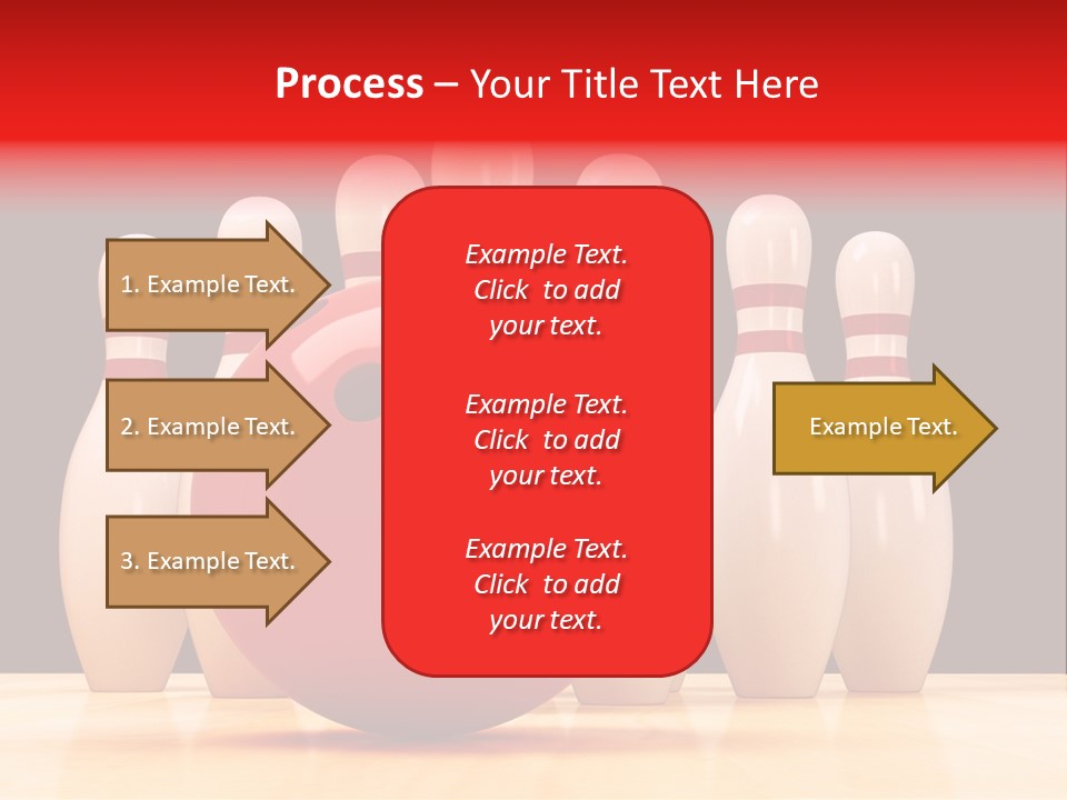 Skittles In Bowling PowerPoint Template