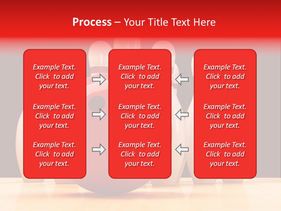 Skittles In Bowling PowerPoint Template