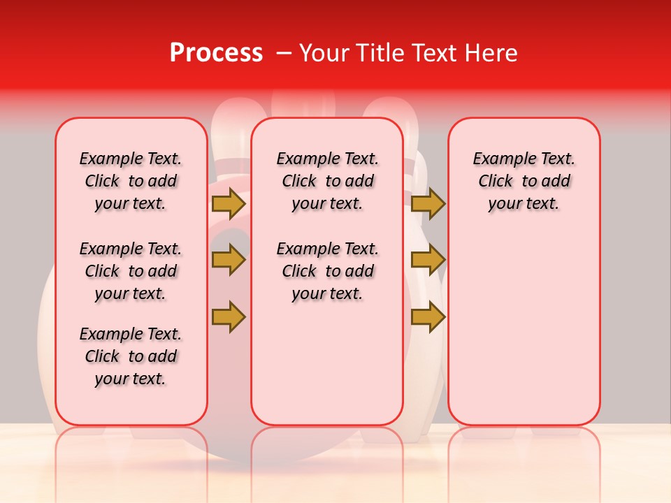 Skittles In Bowling PowerPoint Template