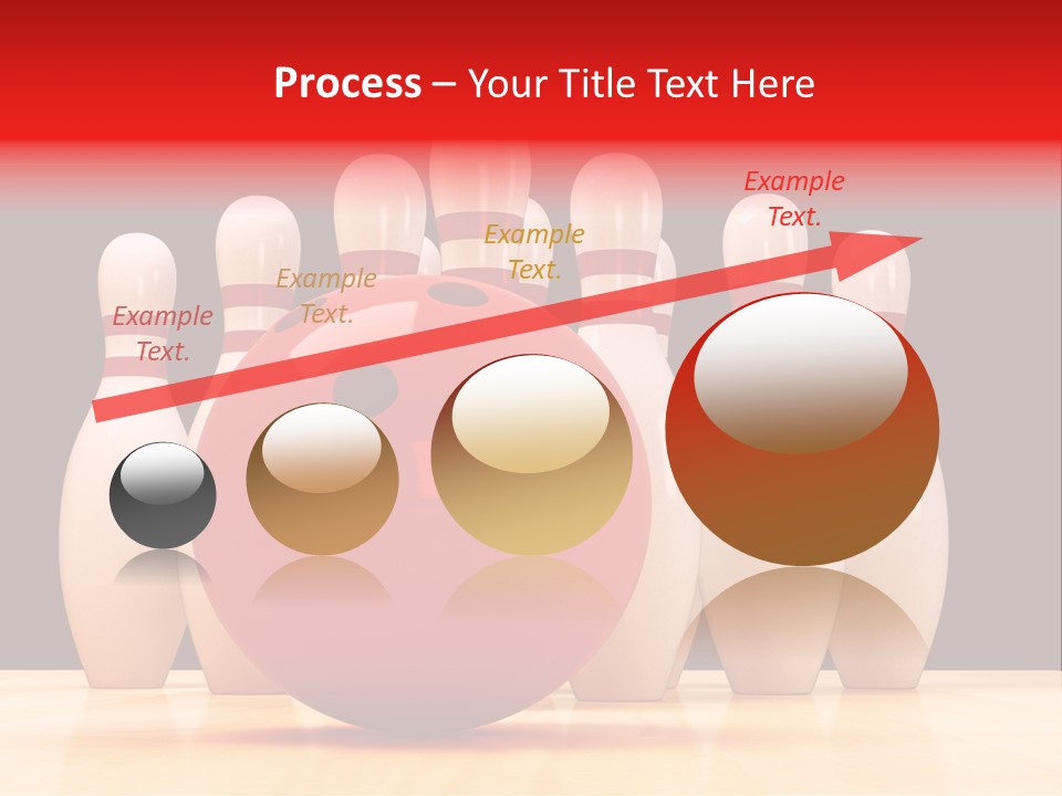 Skittles In Bowling PowerPoint Template