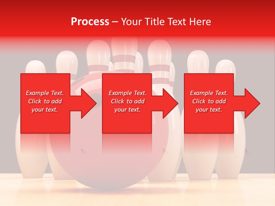 Skittles In Bowling PowerPoint Template