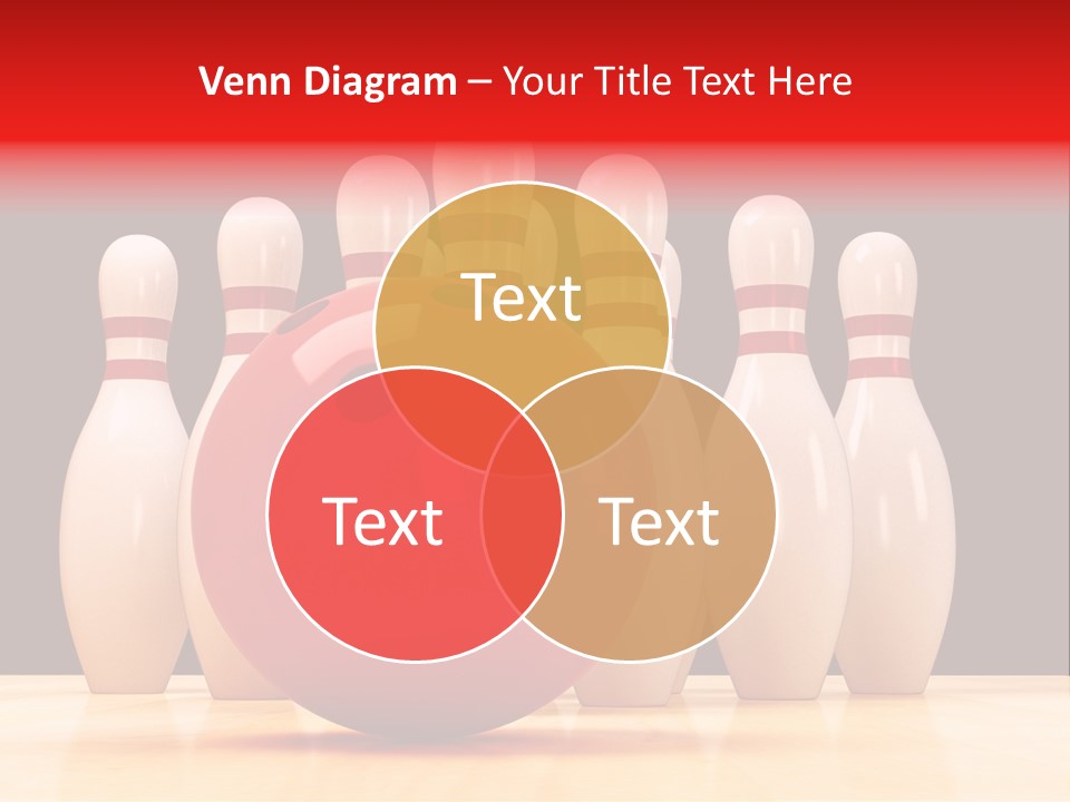 Skittles In Bowling PowerPoint Template