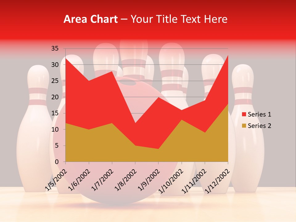 Skittles In Bowling PowerPoint Template
