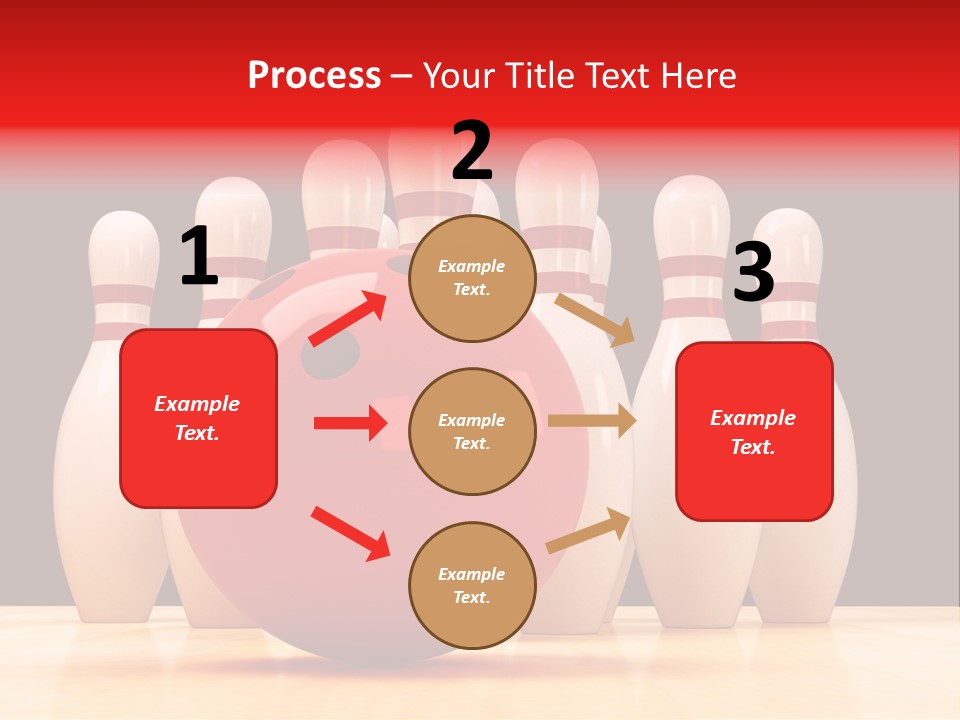 Skittles In Bowling PowerPoint Template