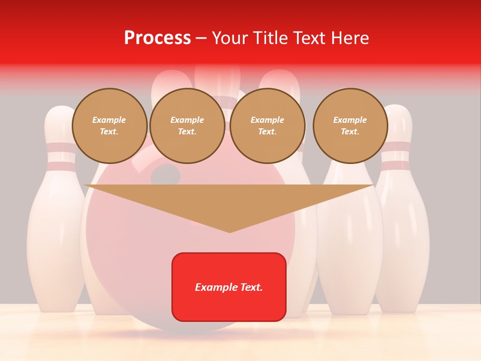 Skittles In Bowling PowerPoint Template