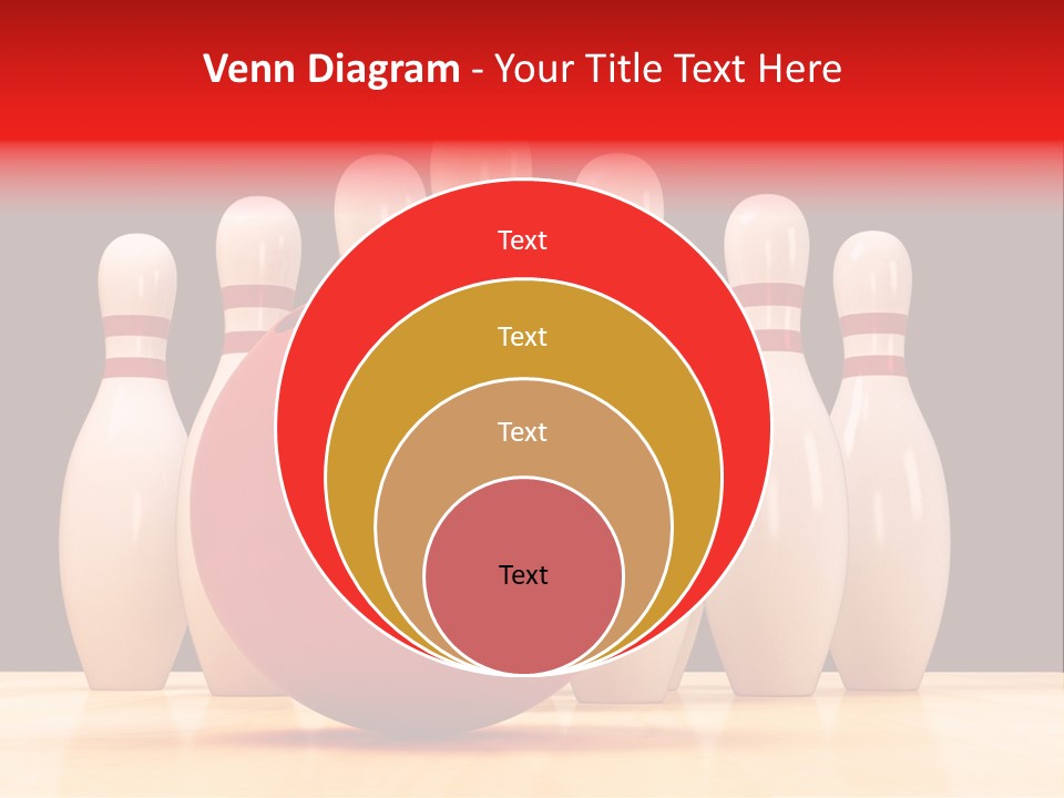 Skittles In Bowling PowerPoint Template