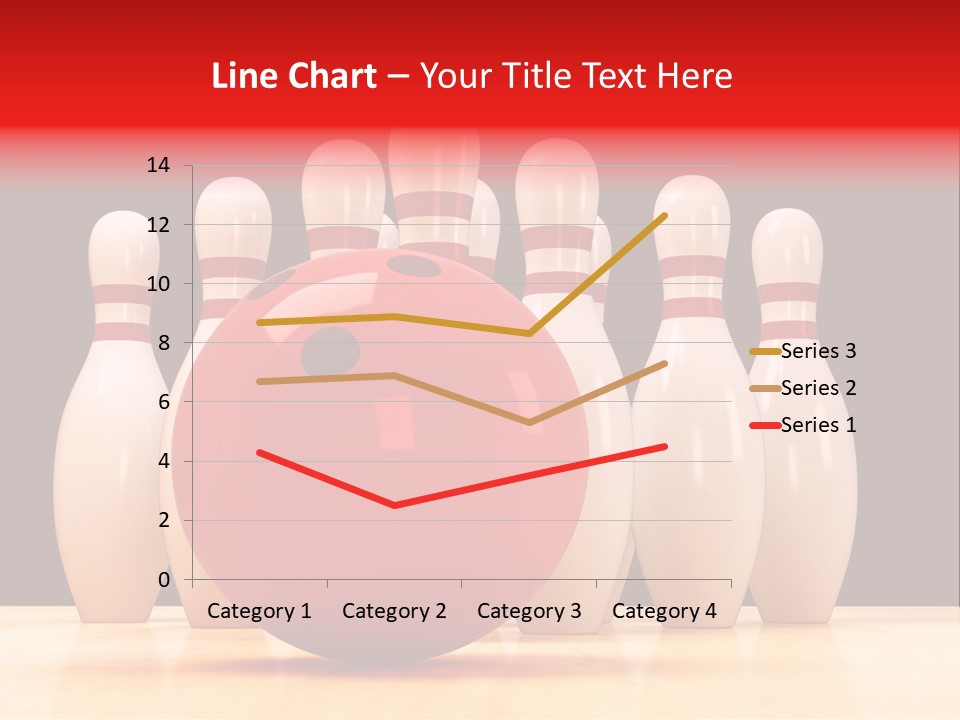 Skittles In Bowling PowerPoint Template