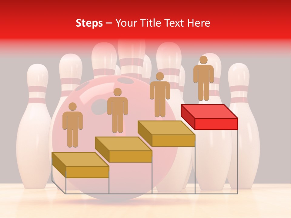 Skittles In Bowling PowerPoint Template