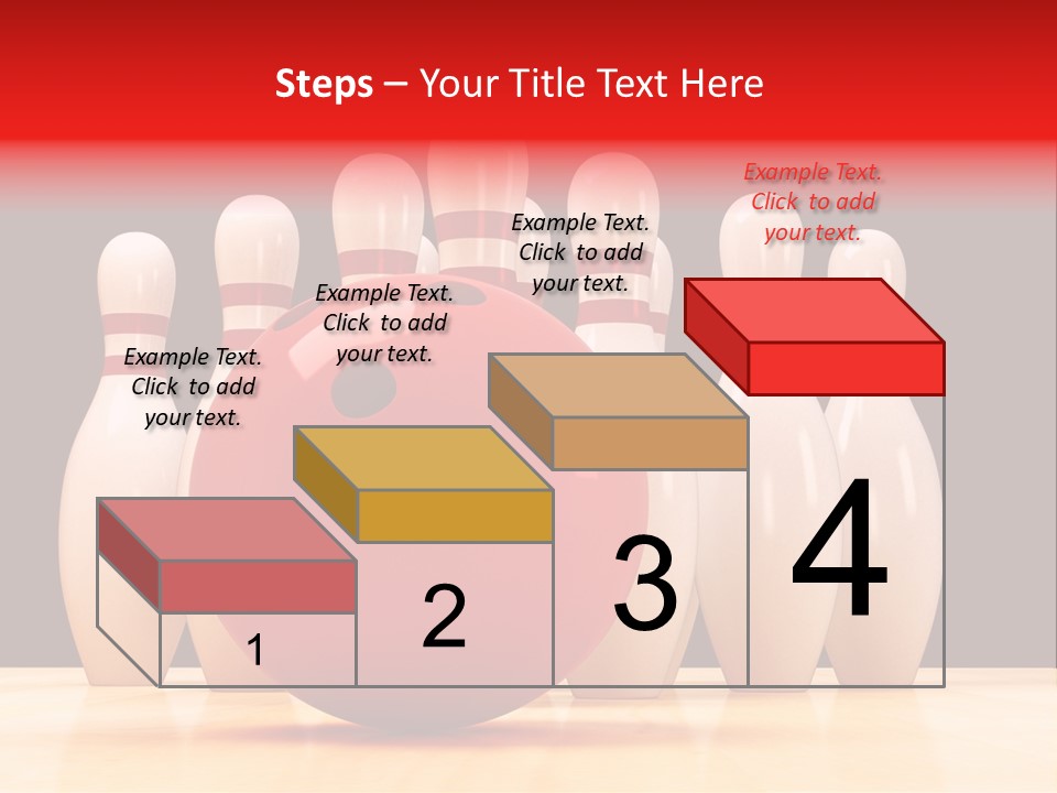 Skittles In Bowling PowerPoint Template