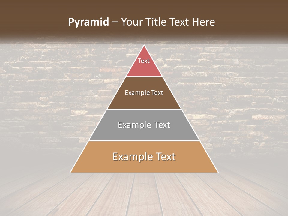 Interior, Brick Wall PowerPoint Template