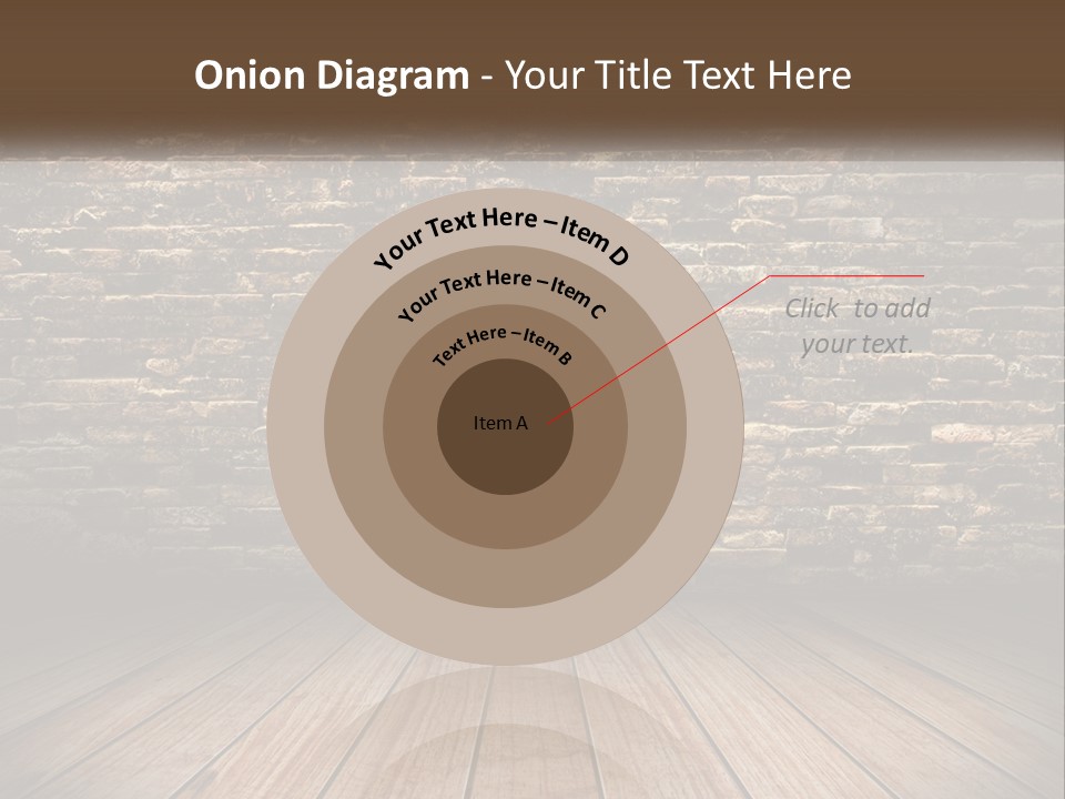 Interior, Brick Wall PowerPoint Template