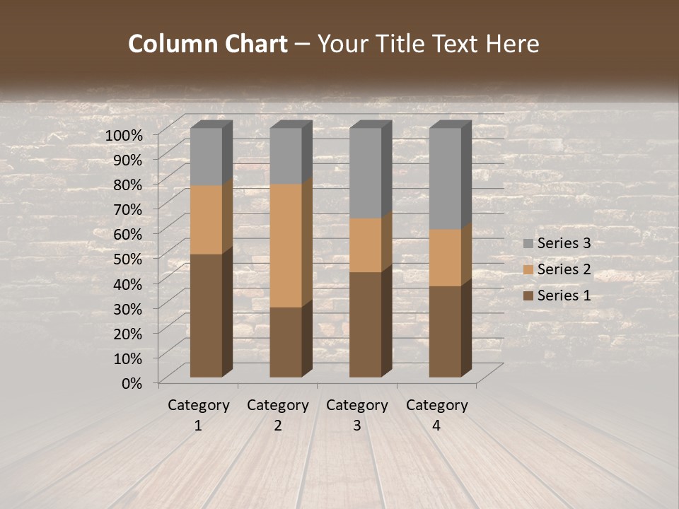 Interior, Brick Wall PowerPoint Template