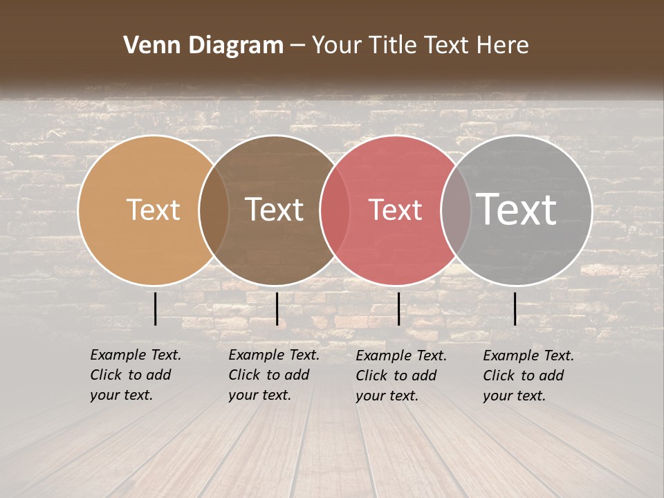 Interior, Brick Wall PowerPoint Template