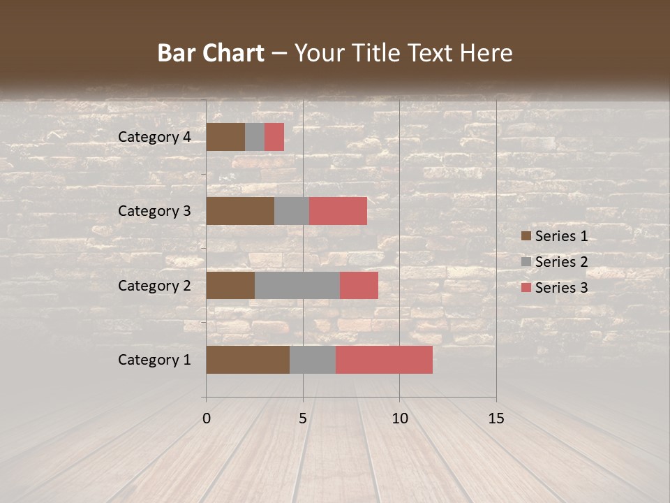 Interior, Brick Wall PowerPoint Template