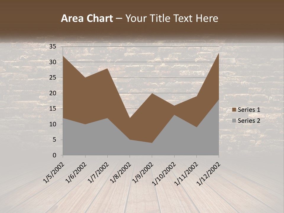 Interior, Brick Wall PowerPoint Template