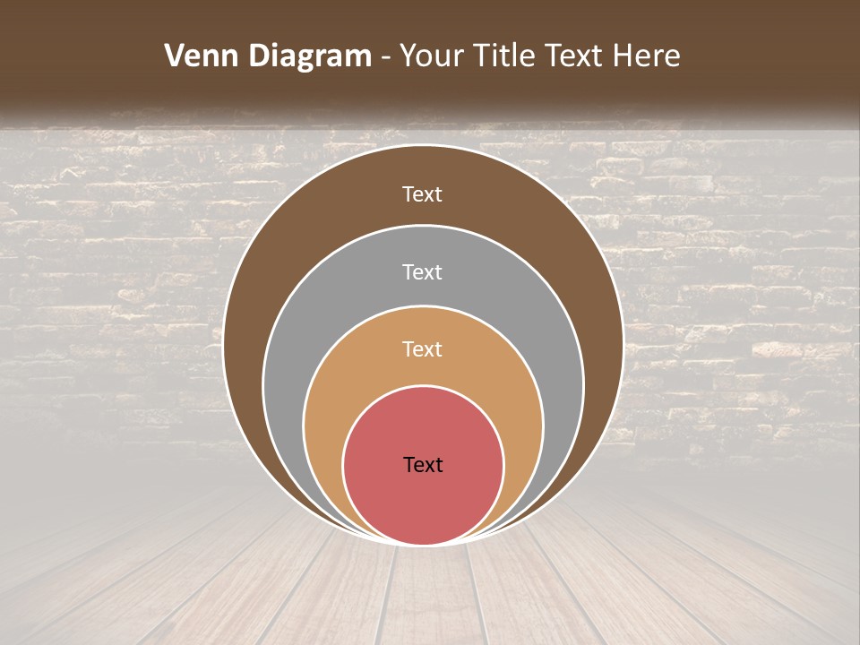 Interior, Brick Wall PowerPoint Template