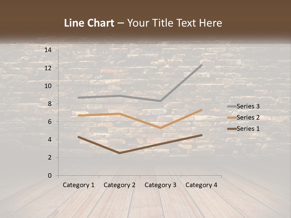Interior, Brick Wall PowerPoint Template