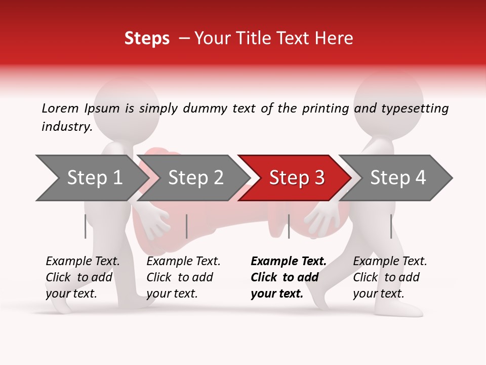 Illustration Of Carry Checkers PowerPoint Template