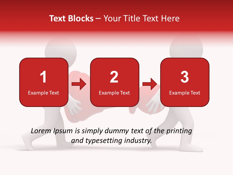 Illustration Of Carry Checkers PowerPoint Template