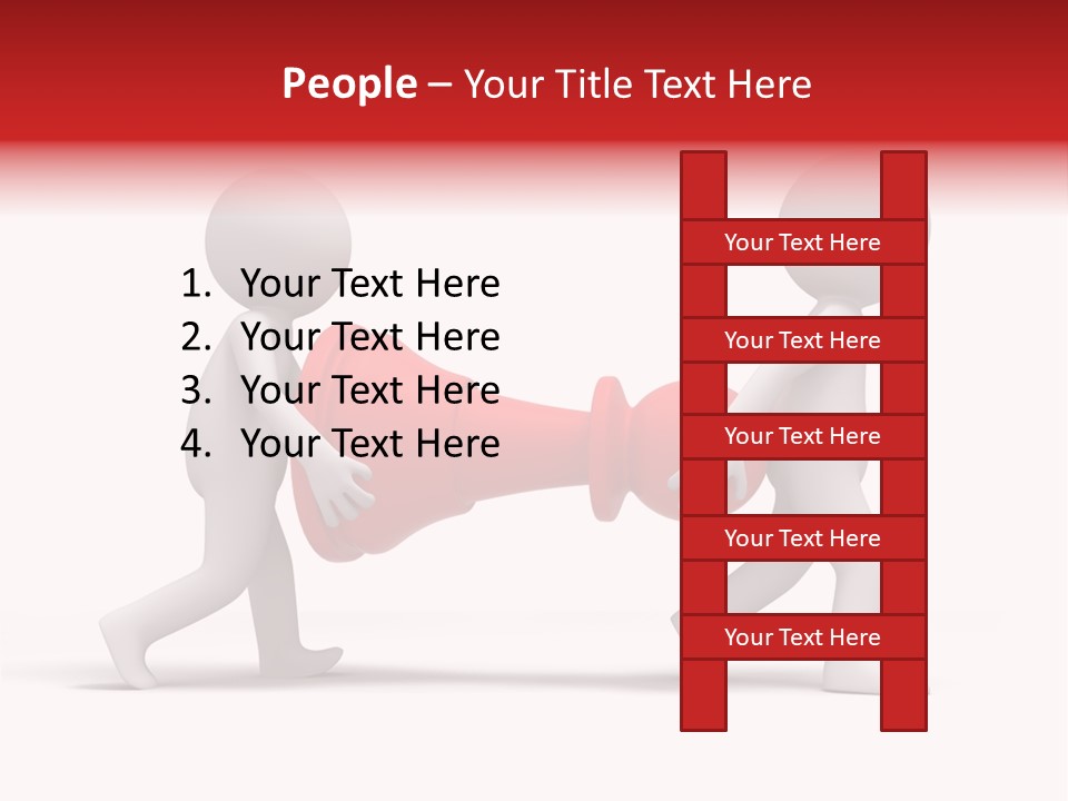 Illustration Of Carry Checkers PowerPoint Template