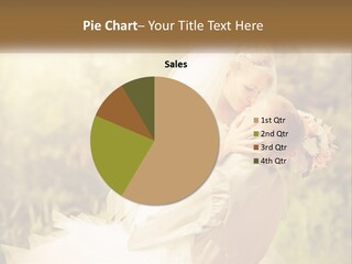 The Bride And Groom Kiss PowerPoint Template
