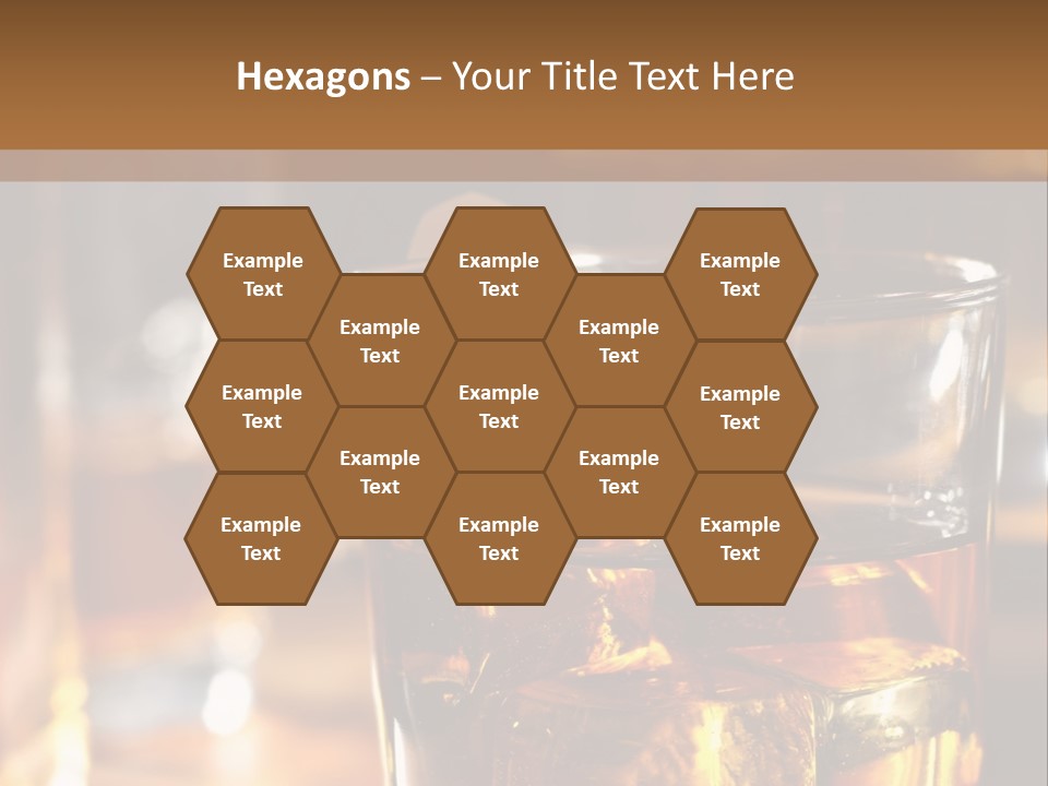 Whiskey With Ice PowerPoint Template