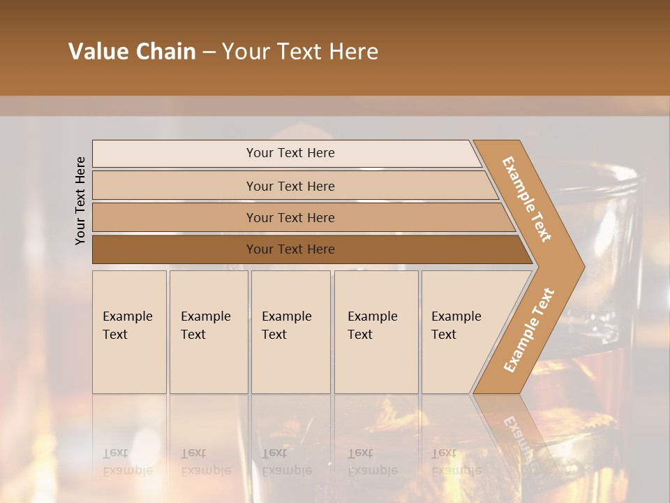 Whiskey With Ice PowerPoint Template