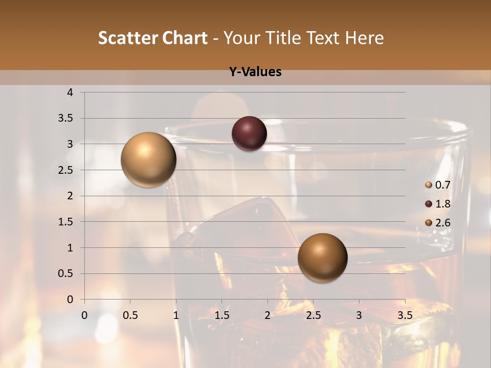 Whiskey With Ice PowerPoint Template