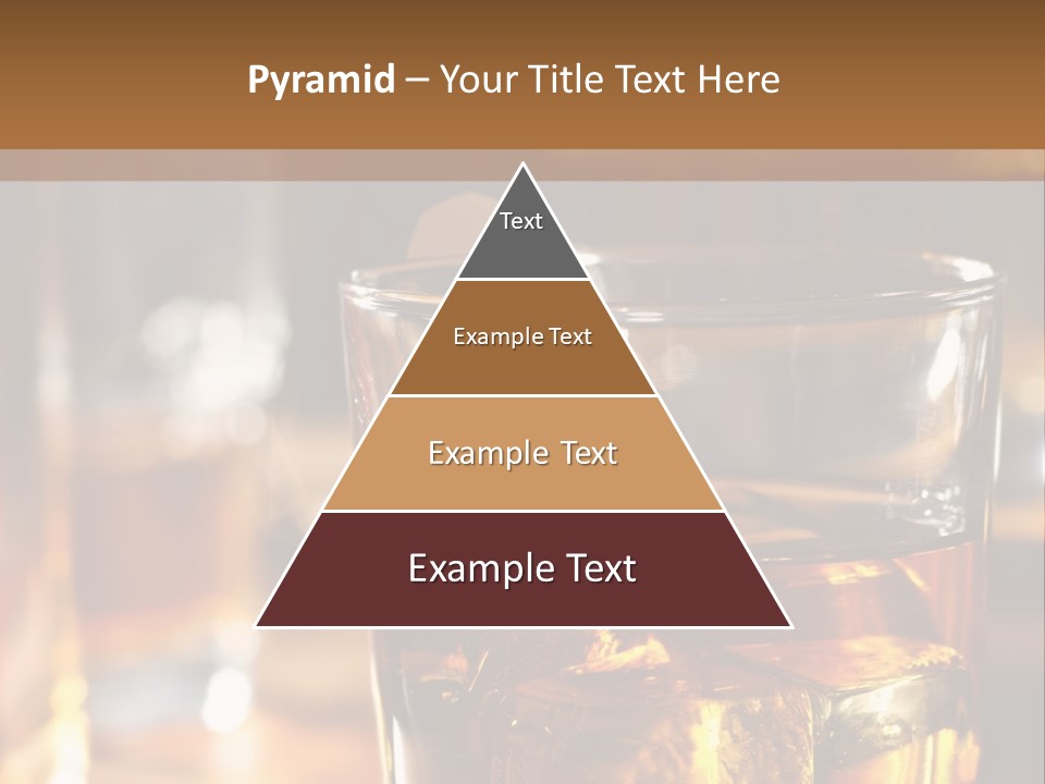 Whiskey With Ice PowerPoint Template