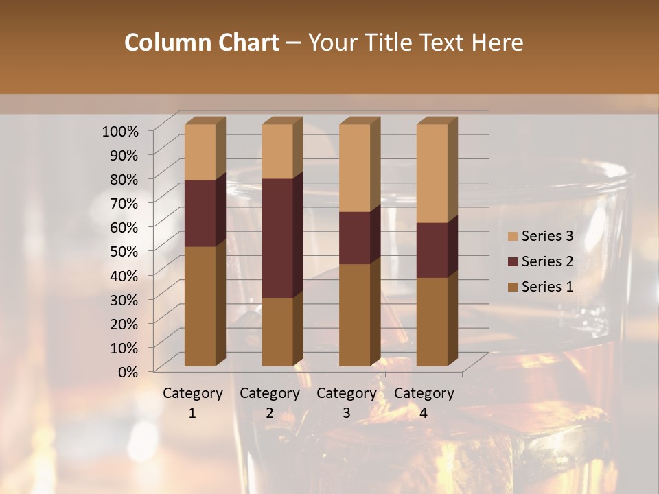 Whiskey With Ice PowerPoint Template