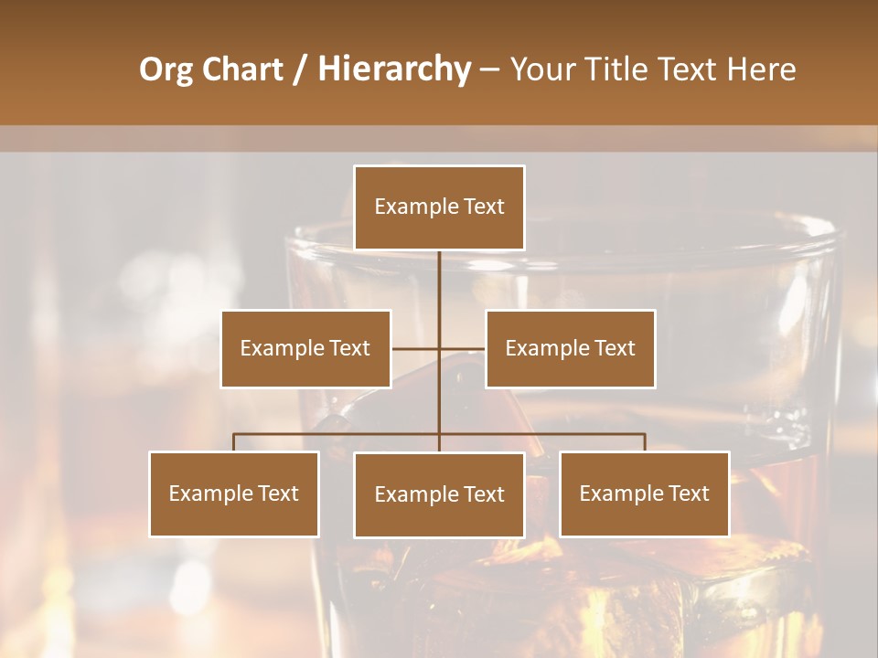 Whiskey With Ice PowerPoint Template