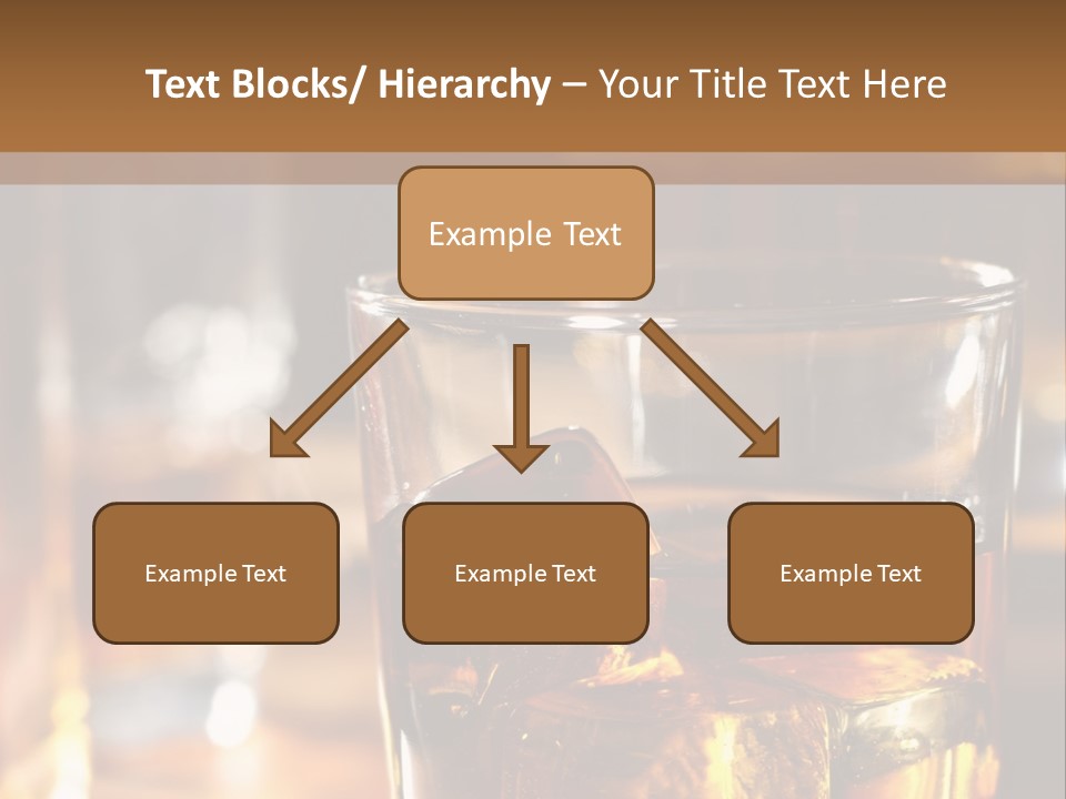 Whiskey With Ice PowerPoint Template